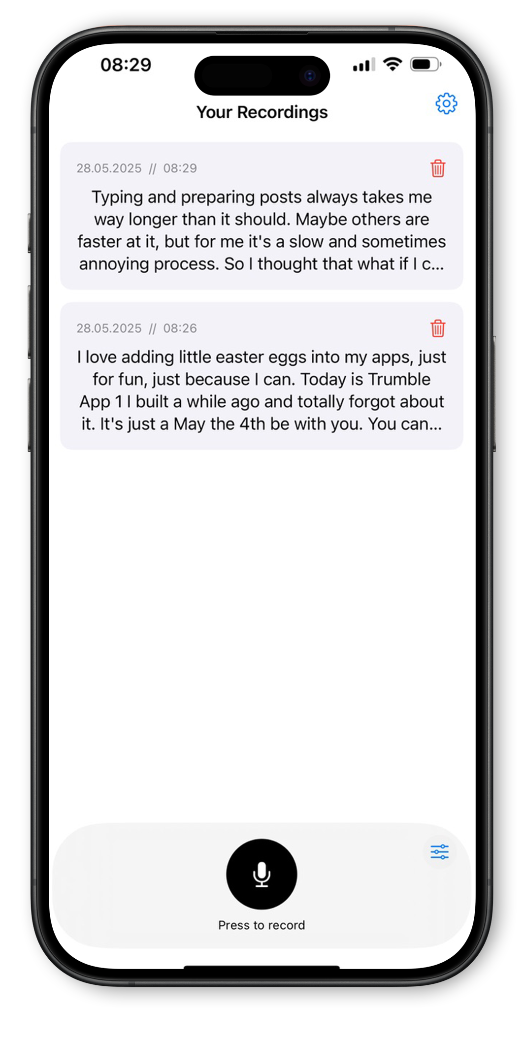 AI generates LinkedIn and Twitter posts